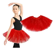 Comprar Falda Tutú Tul Niña 3-8 Años Tutú Brillos Princesa Ballet