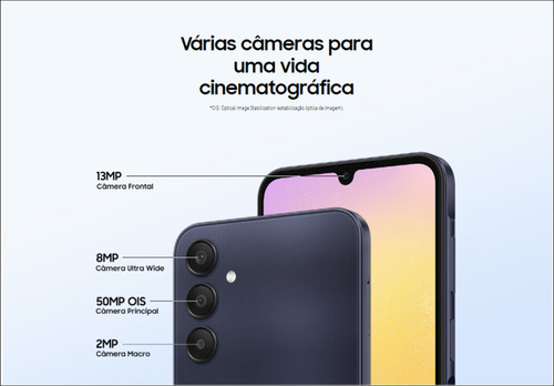 Samsung Galaxy A25 5G Dual SIM 256 GB azul 8 GB RAM - Excelente (Recondicionado)