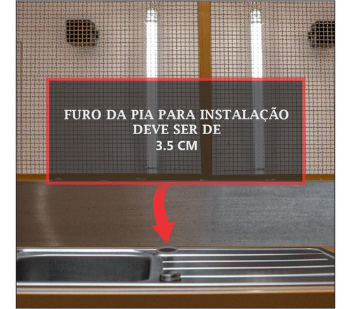 Torneira Gourmet Monocomando Para Cozinha Com Bica Alta Giratória 360 Graus Em Aço Inox Design Moderno Fácil Instalação Ideal Para Pias Grandes Fc-117 Via Flix