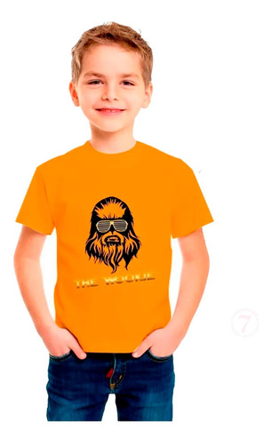 Polera Chewbacca Con Lentes Niñas/niños/jovenes