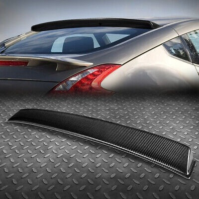 For 09-20 Nissan 370z Coupe Real Carbon Fiber Rear Wind Spd1