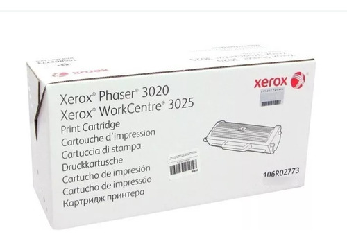 Tóner Xerox Phaser 3020/ Workcentre 3025 Facturado 1500 Pág.