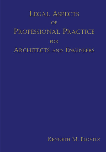 Libro: Legal Aspects Of Professional Practice For Architects