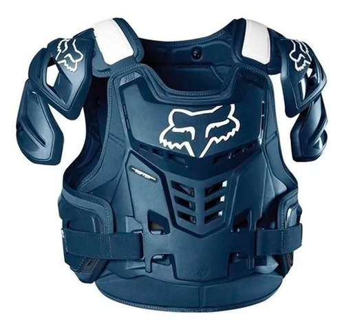 Pechera Fox Raptor Vest Ce Navy Proteccion Mx Enduro