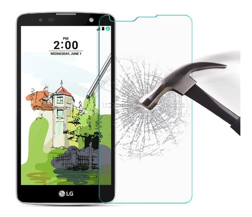 Vidrio Templado Pantalla Para LG Stylus 2 3 Plus G8s Think Q