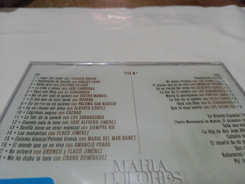 Cd María Dolores Pradera En Buena Compañía Bronco Sabina (Usado)
