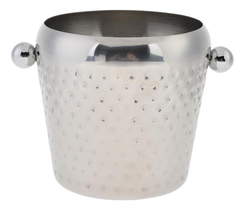 Yu Acero Inoxidable Cobre Plateado Champagne Ice Ice Bucket