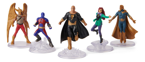 Dc Comics, Black Adam Justice Society - Juego De 5 Figuras D