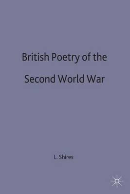 Libro British Poetry Of The Second World War - Linda M. S...
