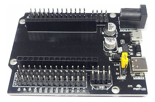 Base Shield Para Esp32 Placa Expansión 30 Pines Usb 3.3v 5v