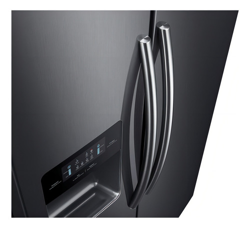 Refrigerador con freezer inverter Samsung RS25H5111WW color negro con capacidad de 712L 220V
