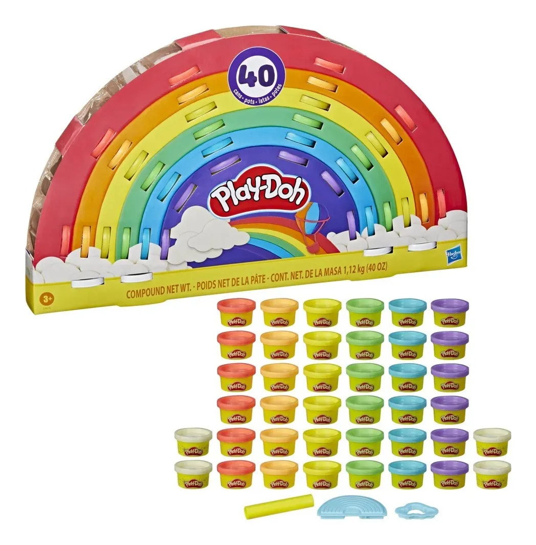 Masas Y Plastilinas Play-doh Pack Arcoíris Multicolor