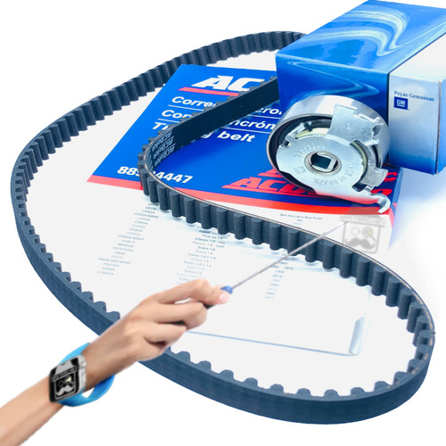 Kit Tensor Correia Dentada + Revisão Original Acdelco Gm