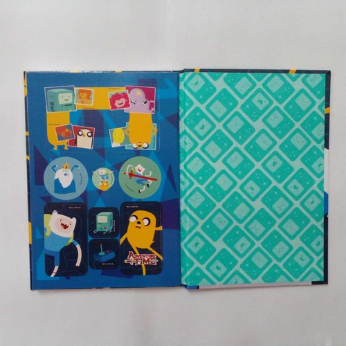 Caderno Brochura 1/4 Capa Dura Hora De Aventura Tilibra 96 F 02