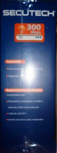 Imagen 4 de 5 de Switch 8 Puertos Secutech