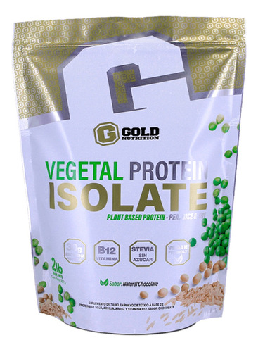 Vegetal Protein Isolate 100% B12 Vegan 1 Kg Gold Nutrition