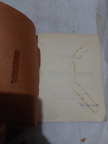 Manual De Derecho Obrero , J. Jesus Castorena , 275 Paginas (Usado)