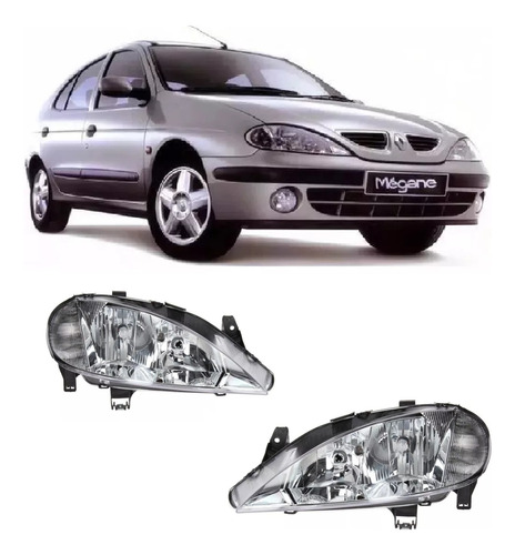 Juego Optica Megane 1999 2000 2001 2002 2003 2004 Luxe Rxe