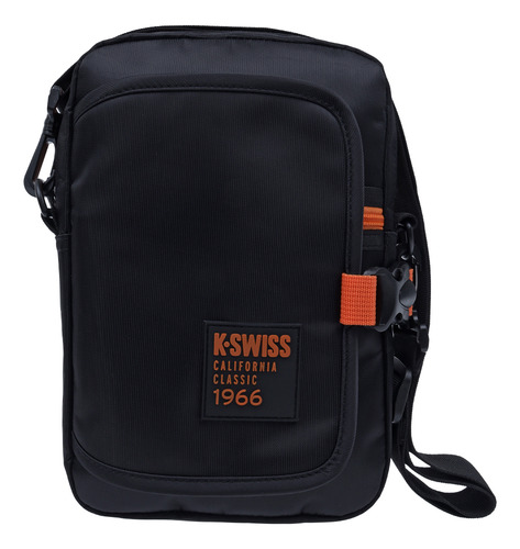 Mochila Messenger Casual K-swiss Albert Color Negro