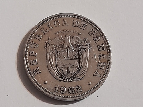 Moneda Panamá 5 Centesimos 1962 (x678.