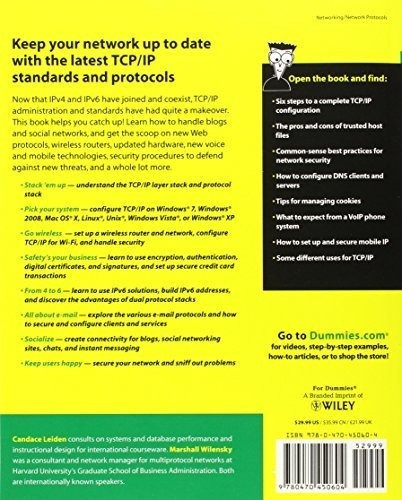 Tcp / Ip For Dummies - Leiden, Candace, de Leiden, Candace. Editorial For Dummies en inglés
