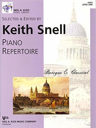 Book : Gp601 - Piano Repertoire - Baroque And Classical -..