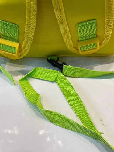 Mochila Infantil Costas Animais Ônibus Com Guia Para Criança