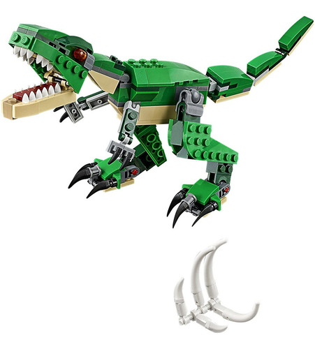 Conjunto Lego Creator Poderosos Dinossauros Construa Voc Mes Quantidade De Peças 174