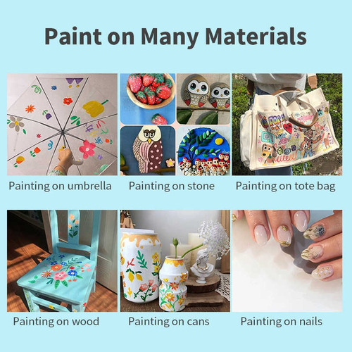 Imagen 6 de 7 de Pintura Acrílica Profesional 30 Colores 12 Ml Por Botella