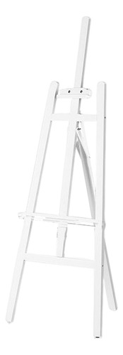 Caballete De Exhibición De Pintores De Madera 1,5 M Blanco