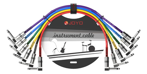 Cables De Conexión Joyo Audio Studio De 1.2 Pies Para Pedal