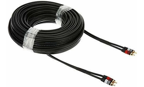 Monoprice 22awg Premium 2 Rca Plug To 2 Rca Plug Cable - Bla