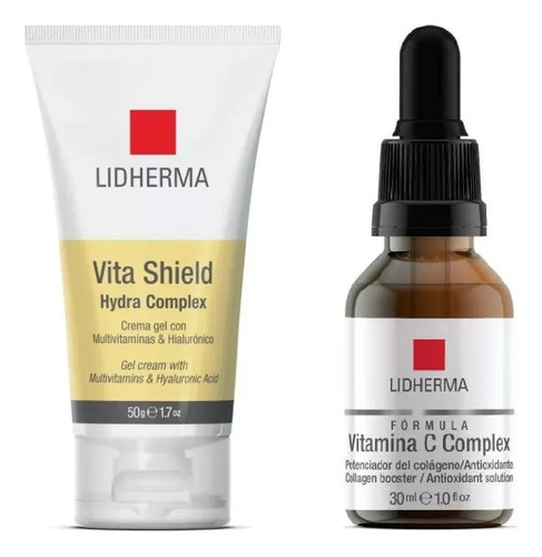 Kit Vita Shield Hydra Complex + Vitamina C Complex Lidherma