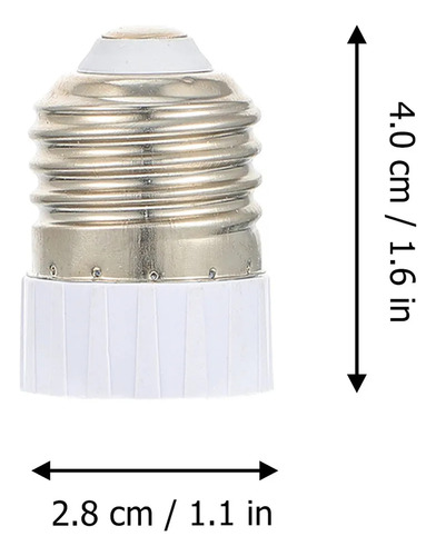 Adaptador De Bombilla 12e27 A Mr16, Convertidor De Luz, 12 U