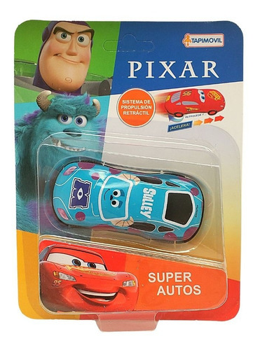 Autito Disney Pixar Cars Increibles Forky Super Heroes Auto Color Sulley