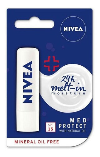 Protector Labial Nivea Med Repair Spf15 X 5