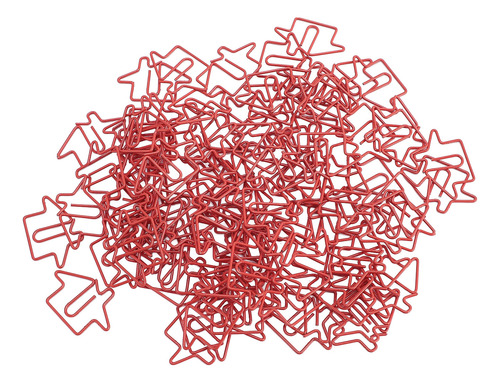 Fancy Paper Clips, 100 Unidades, Alambre De Hierro Con Forma