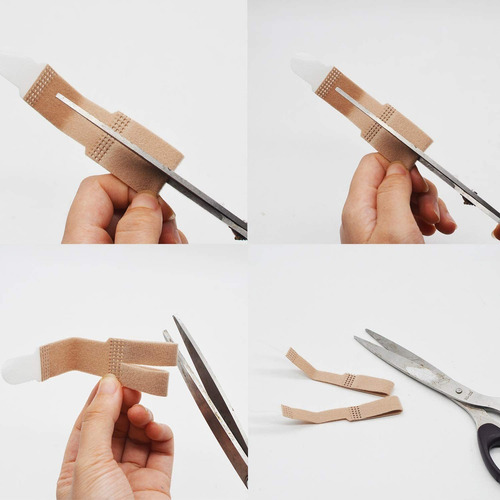 14pcs Bandagens Almofadadas Para Dedo Quebrado Talas Dedo Pé