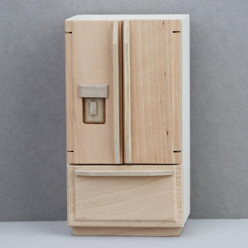 Mini Refrigerador Para Casa De Muñecas 1:12 Realista Para