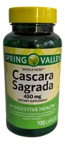 Comprar Cáscara Sagrada. Spring Valley 100 Cápsulas. Importadas 