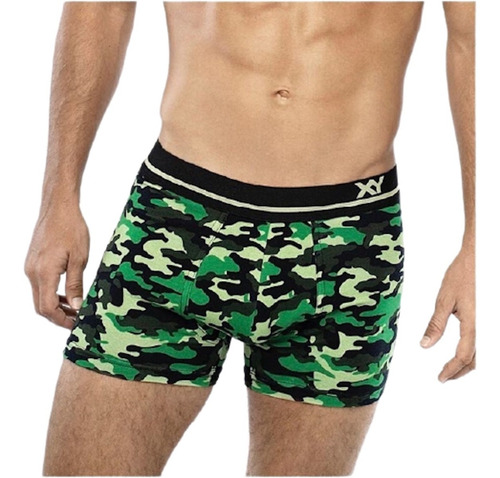 Pack Por Mayor 6 Boxer Xy Algodón Lycra Estampado Elastico