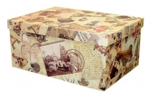 Caja Baulera Organizadora Grande Vintage Pettish Online Cg