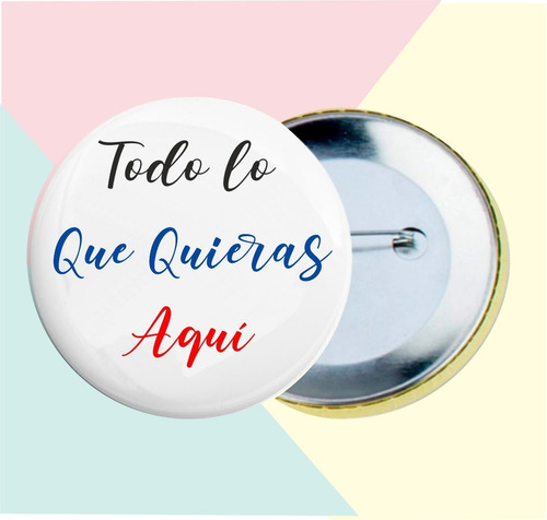 Chapas Personalizadas, Publicidad 55m.m. 