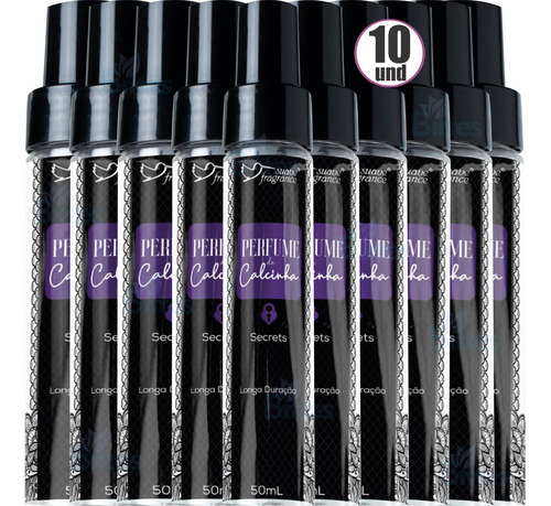 Kit 10 Perfumes De Calcinha Secrets Suave Fragrance Revenda