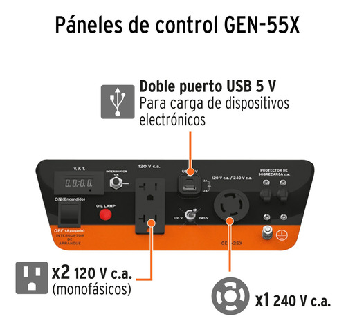 Generador Portatil A Gasolina 2.5kw Truper Original 6.5hp