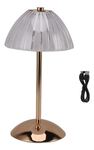 Mesita De Noche Led Crystal Desk Con Control Táctil