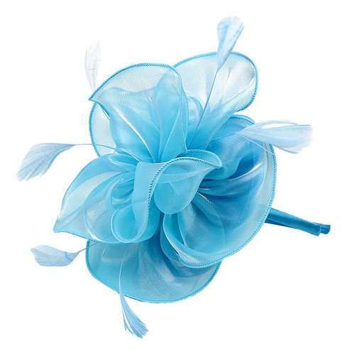 Sombrero Con Forma De Flor Para Mujer, Diadema Nupcial De Lo