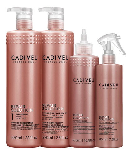 Kit Cadiveu Professional Repair Solution Plus (4 Produtos)