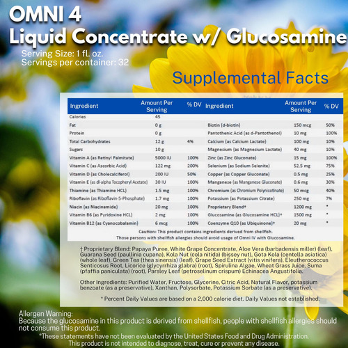 Omnitrition Omni Drop 4oz Vitamina B12 Suplemento