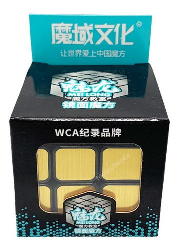 Cubo Rubik Moyu Mirror 3 X 3 Dorado Oro Gold 3x3x3 Espejo